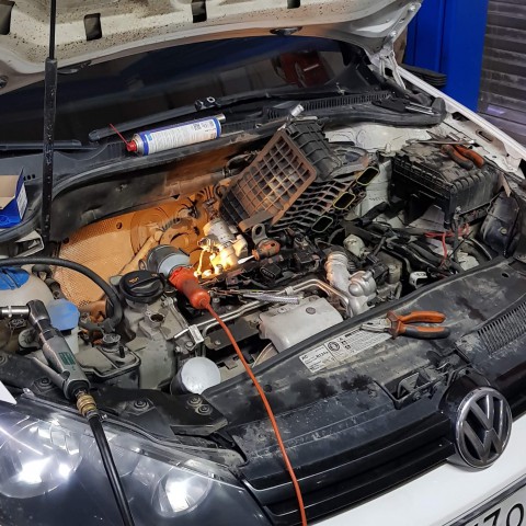 ремонт двигателя Volkswagen Polo sedan